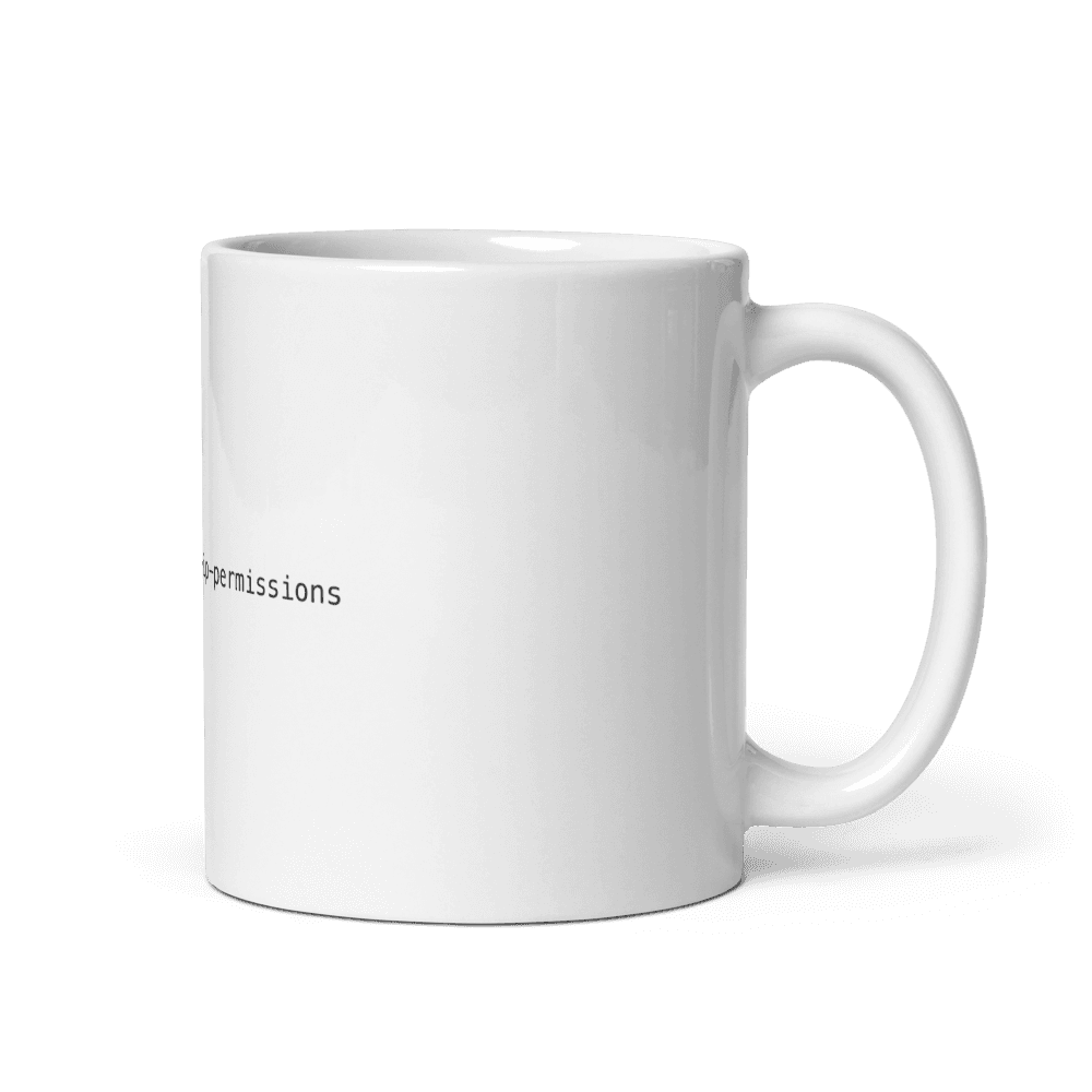 No joke for the room. — 11 oz ceramic mug — angle 2
