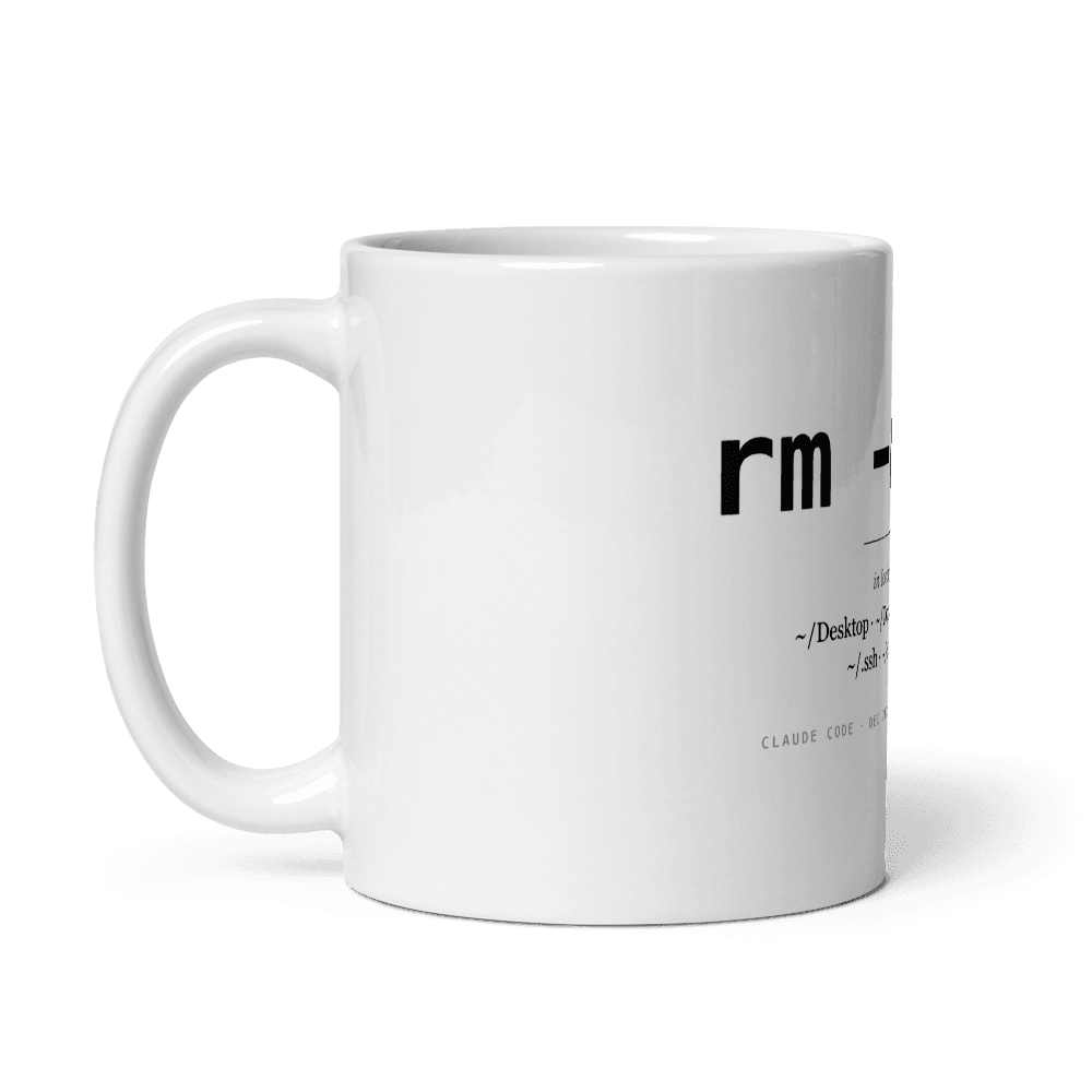 In loving memory of the paths that were — 11 oz ceramic mug — angle 3