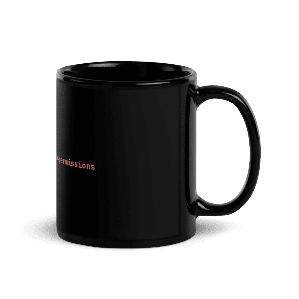 The mug is the terminal. — 11 oz ceramic mug — angle 2